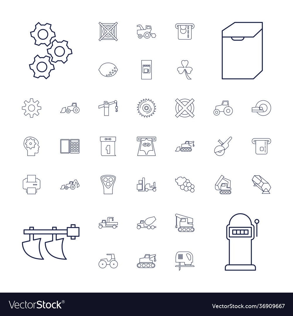 37 machine icons