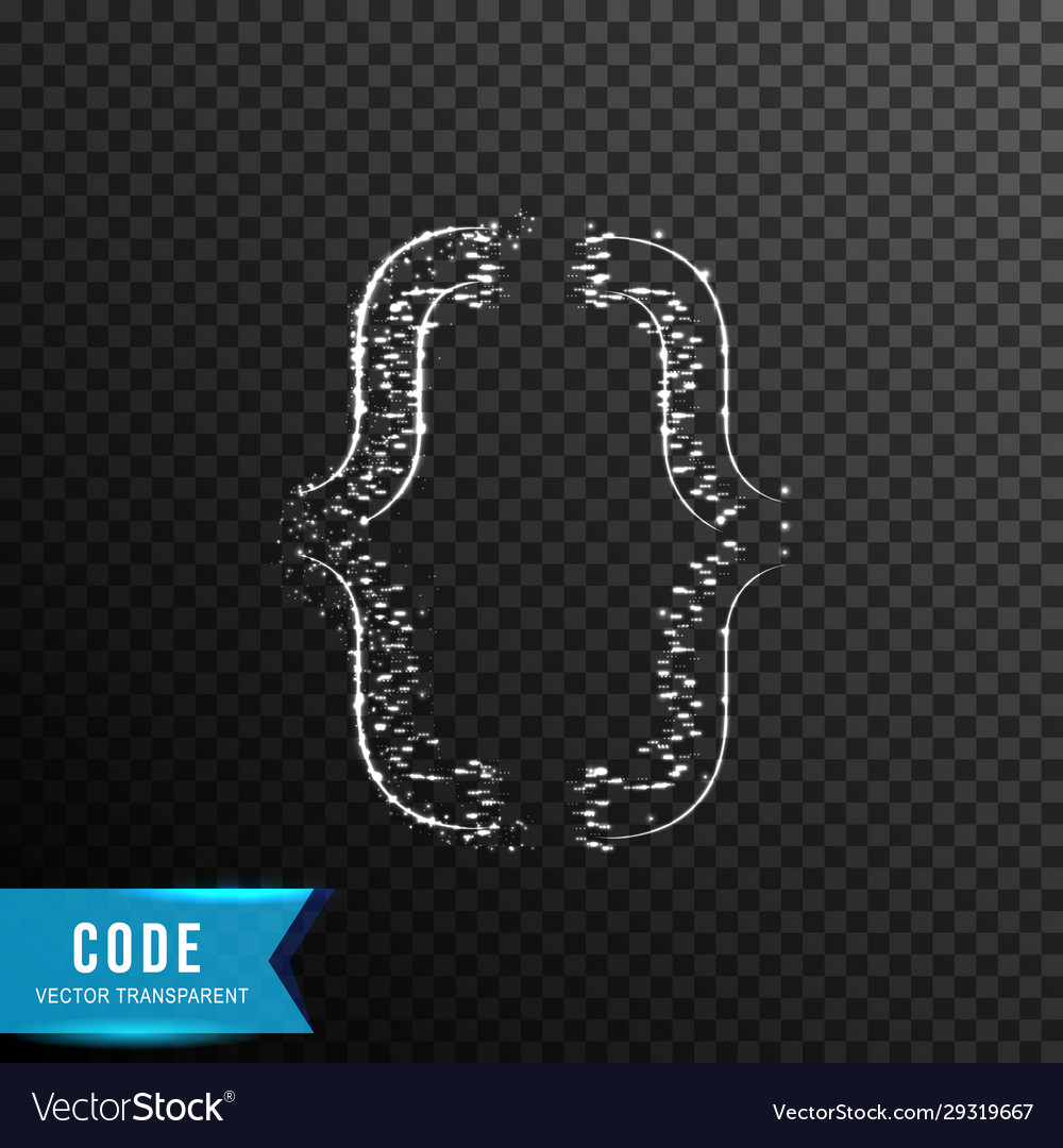 Digitale Codecodierung aus Verbindungspunkt und Linie vector image Digitale Codecodierung aus Verbindungspunkt und Linie