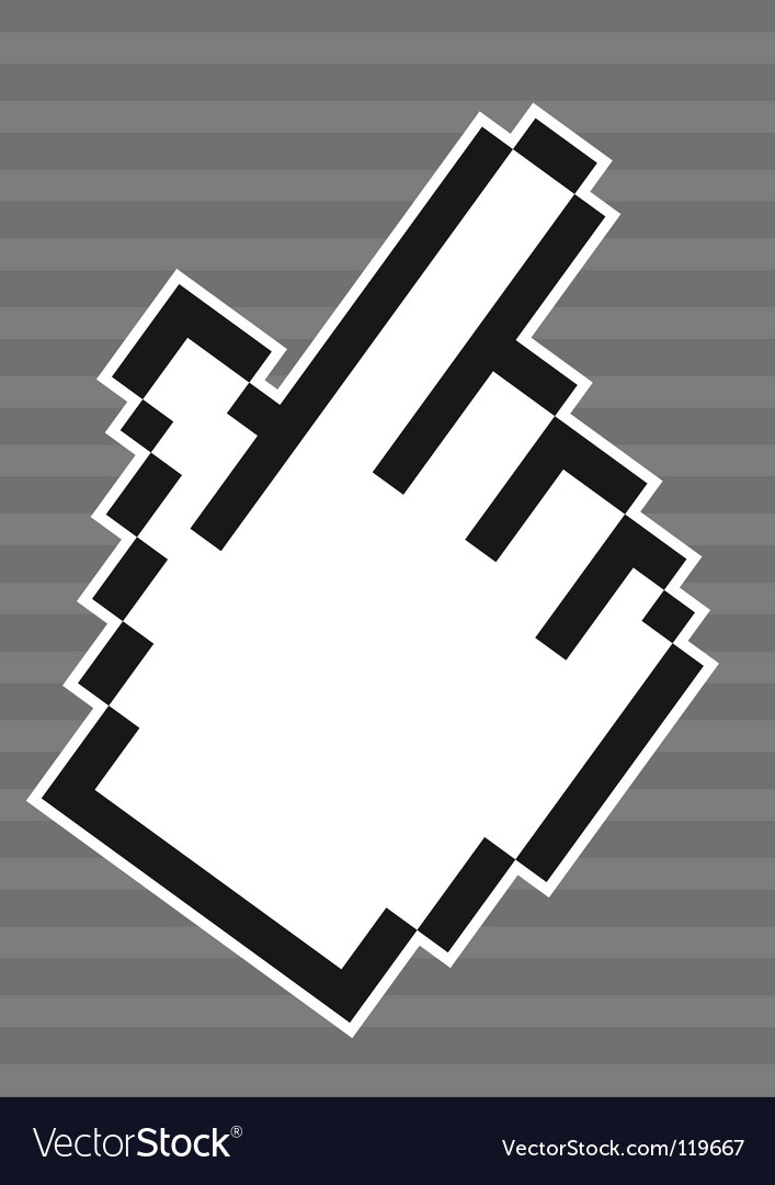 Hand cursor