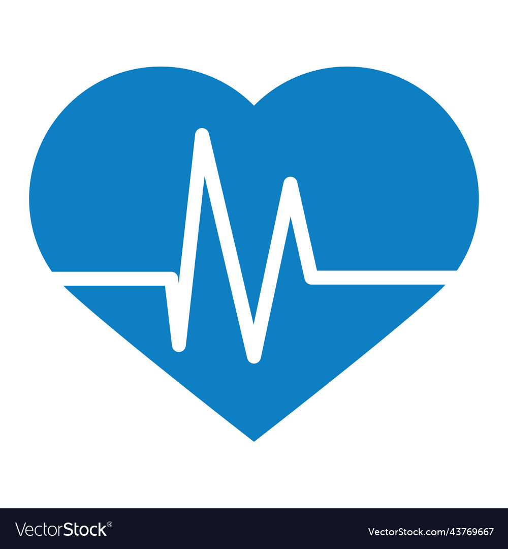 Heart cardio medical healthcare Royalty Free Vector Image