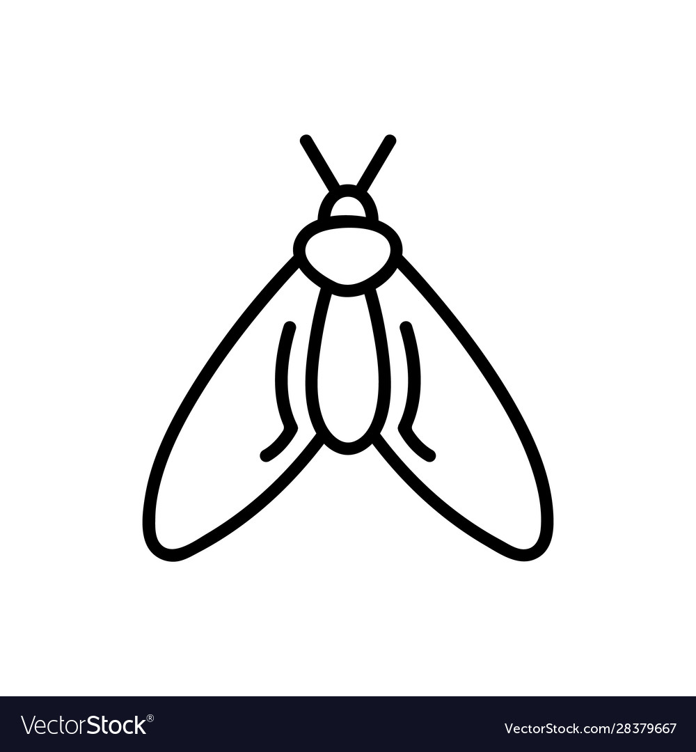 Mole icon isolated contour symbol Royalty Free Vector Image