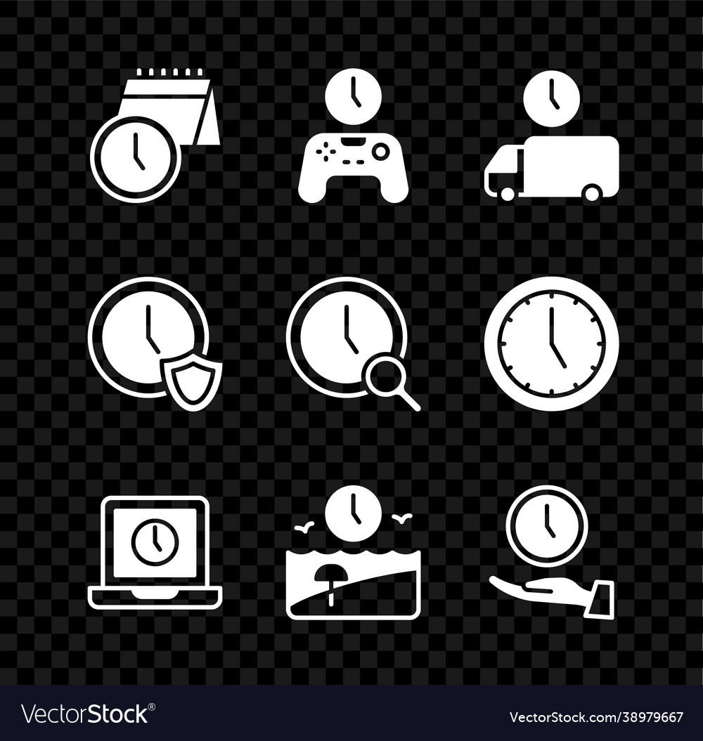 Set calendar and clock gamepad time delivery