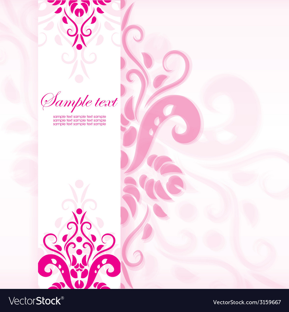 Template frame abstract background