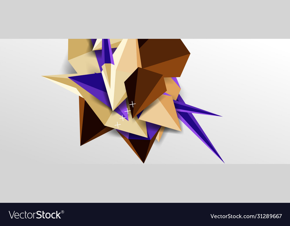 Trendy simple triangle abstract background