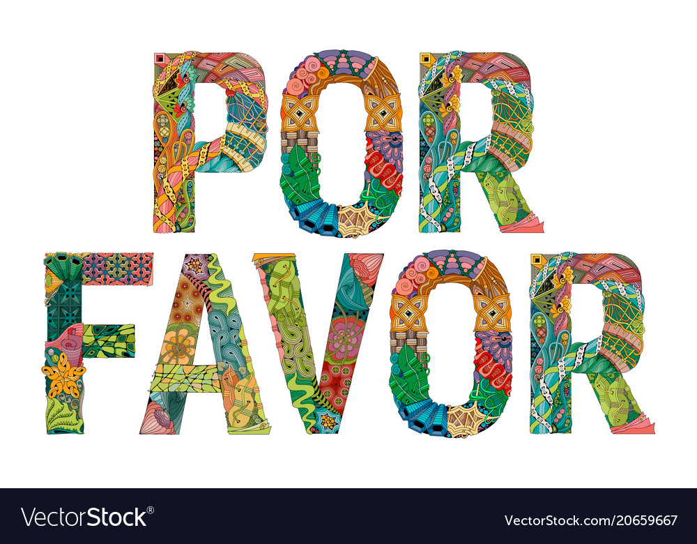 words-por-favor-please-in-spanish-royalty-free-vector-image