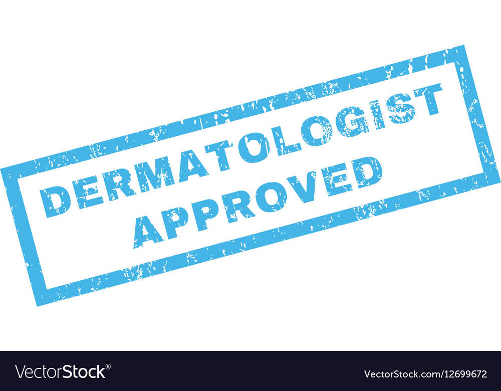 Dermatologist approved rubber stamp