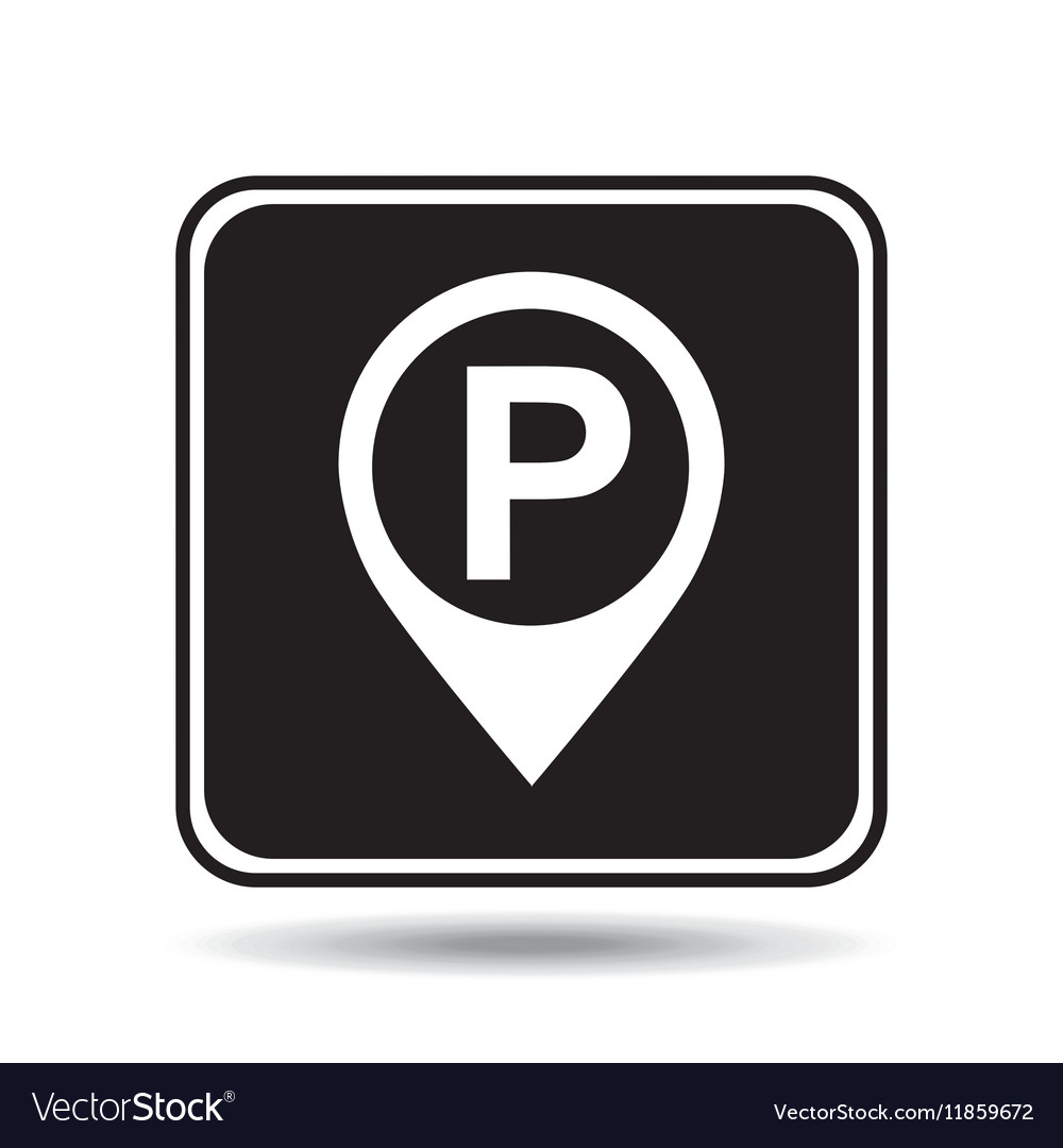 Parking pointer map sign
