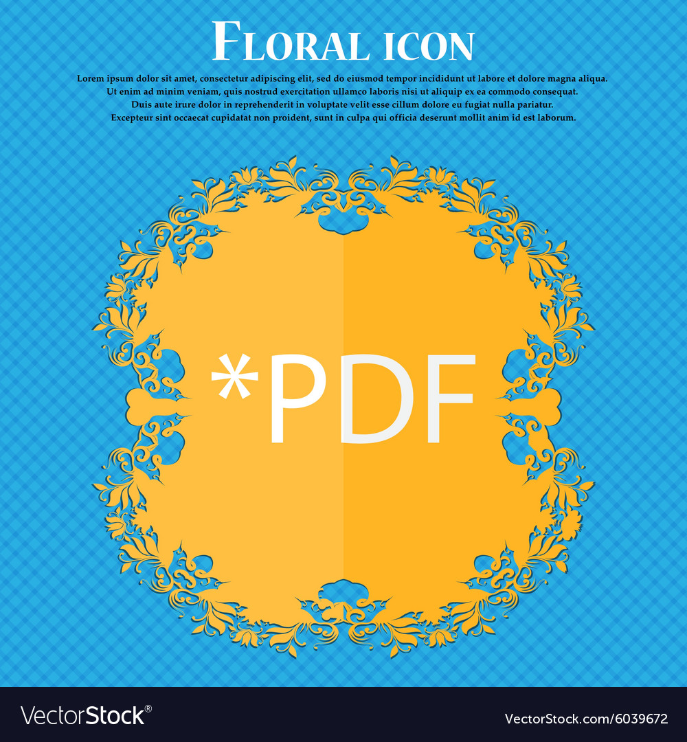 Pdf file document icon download button