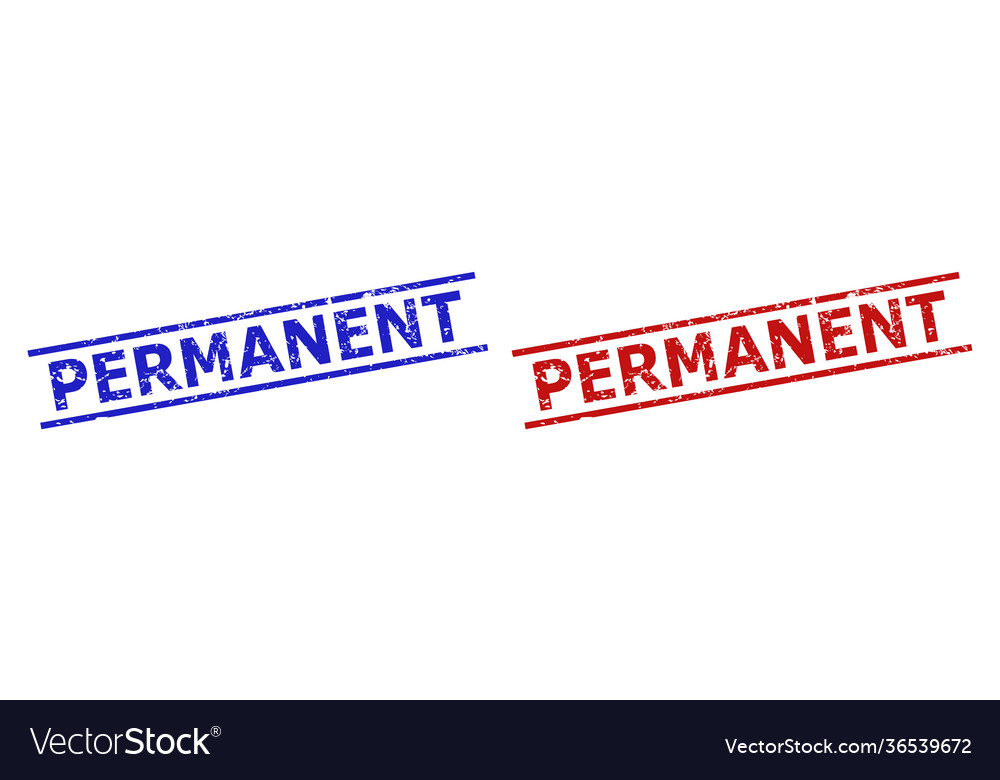 Permanent stamp seals with corroded texture