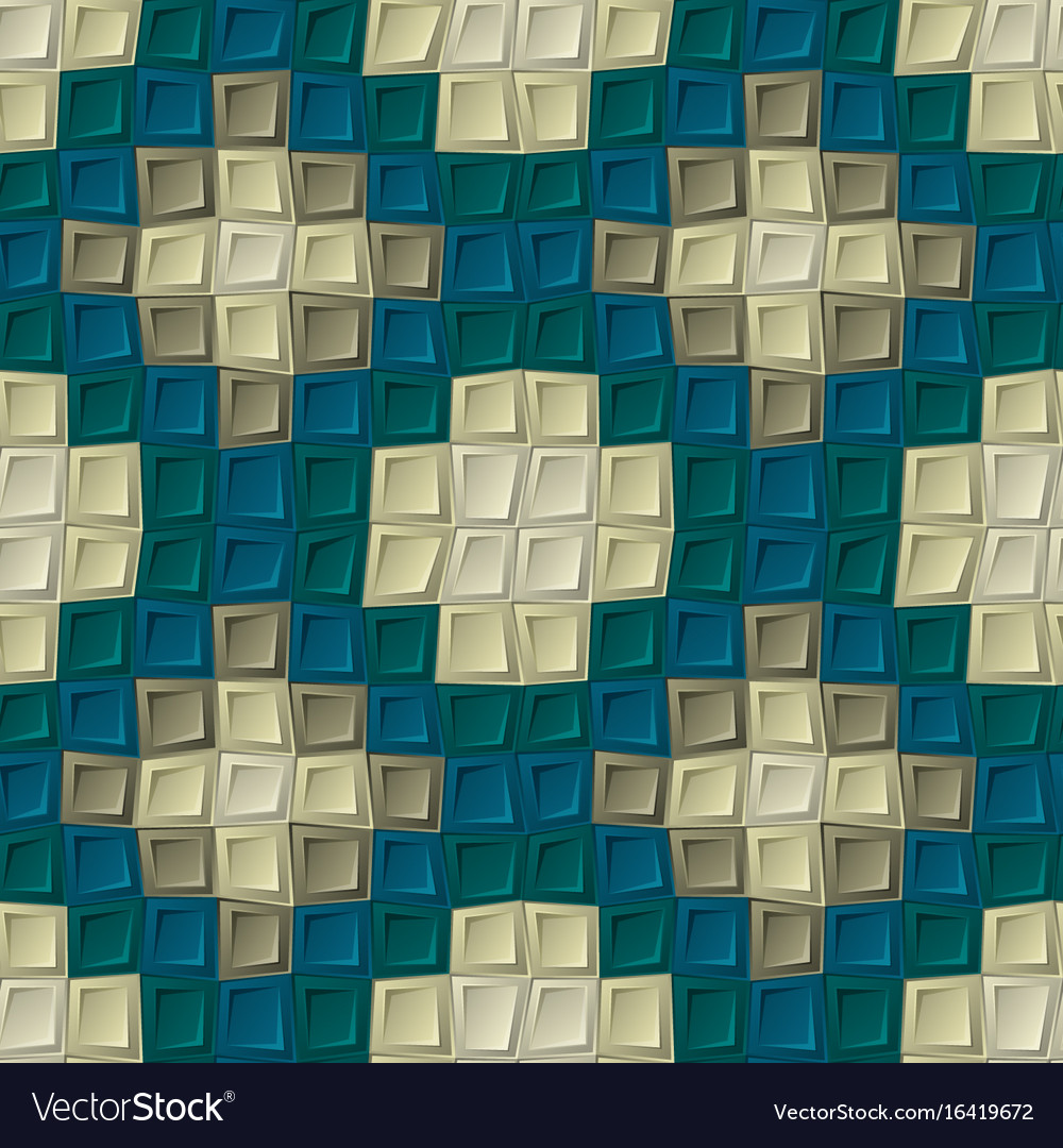 Seamless pattern of cubes