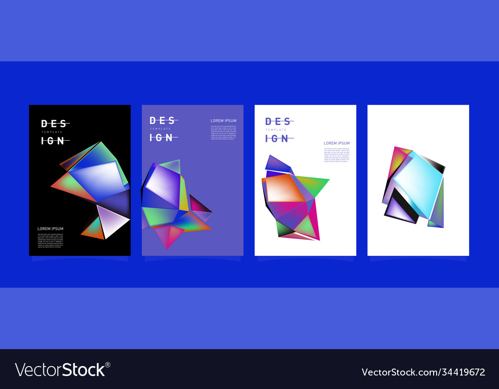 Simple colorful abstract geometric background Vector Image Simple colorful abstract geometric background