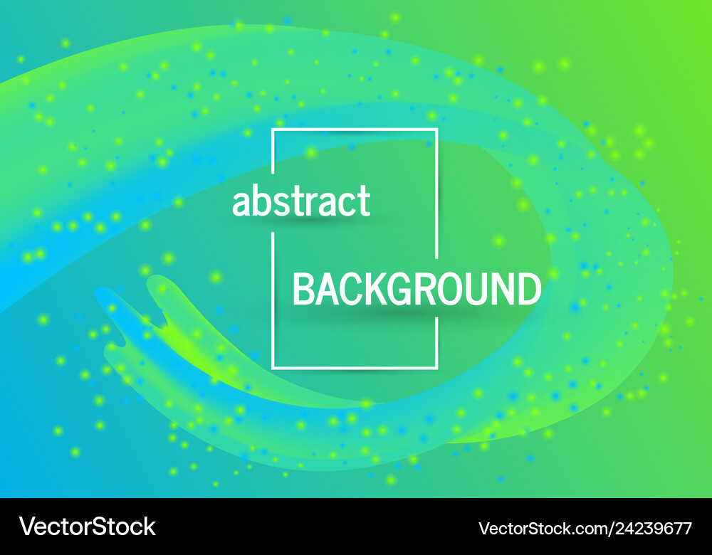 Background with abstract wave liquid shape Vector Image