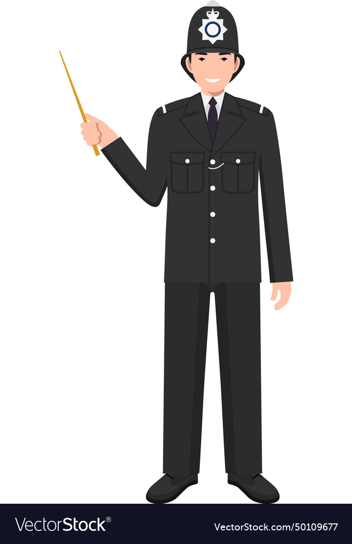 British Policeman with Pointer