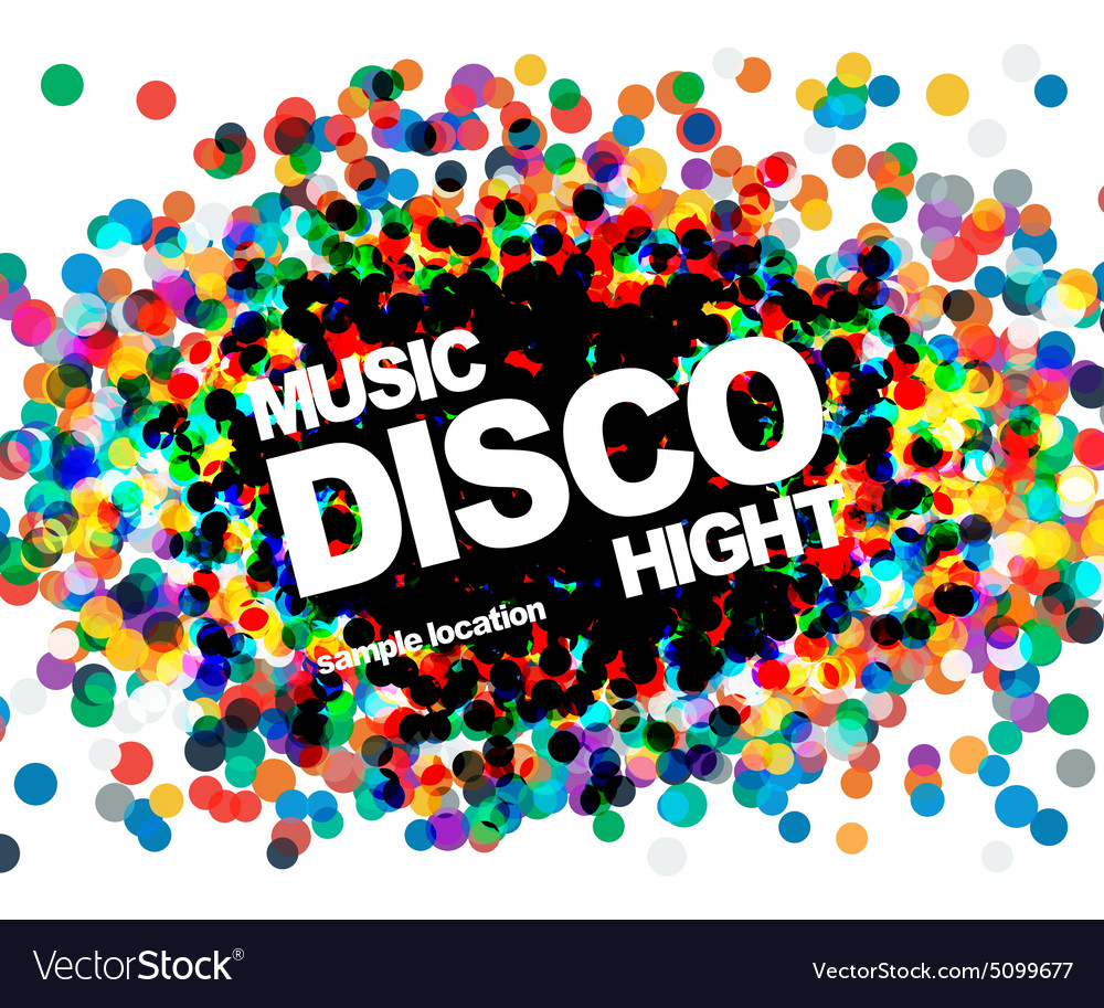 Disco party poster