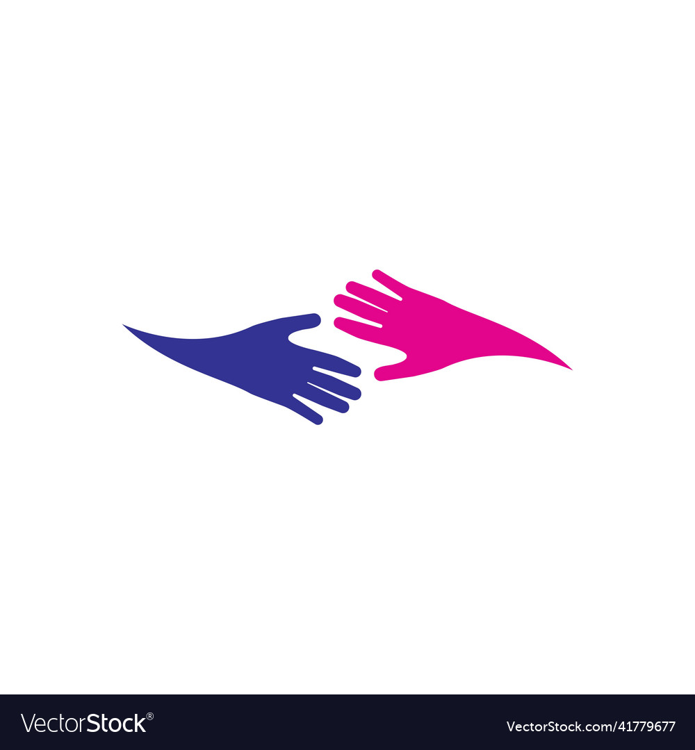 Hand care logo Royalty Free Vector Image - VectorStock