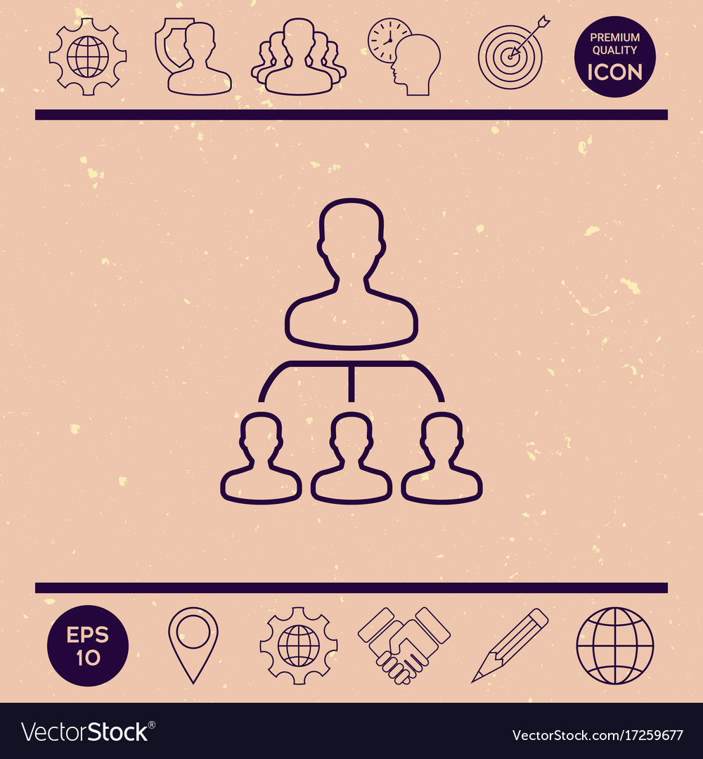 Hierarchy - line icon