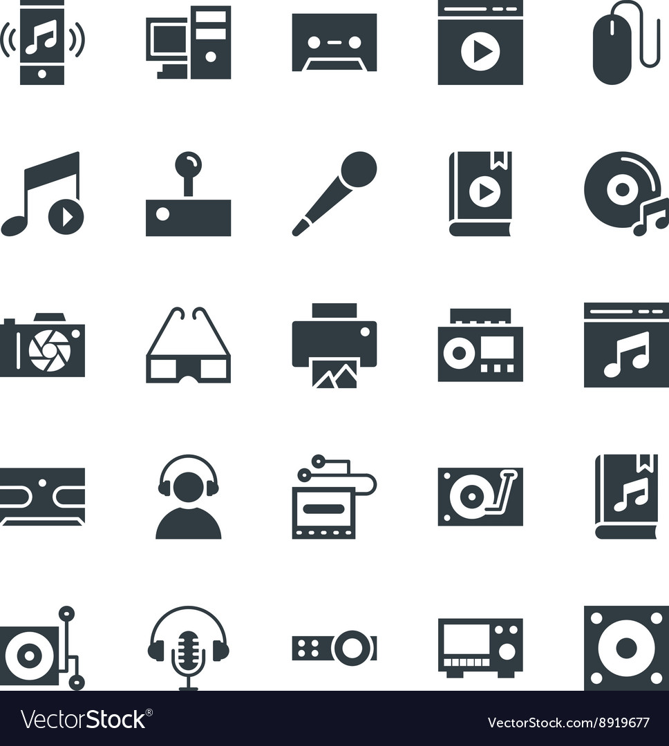 Multimedia cool icons 5