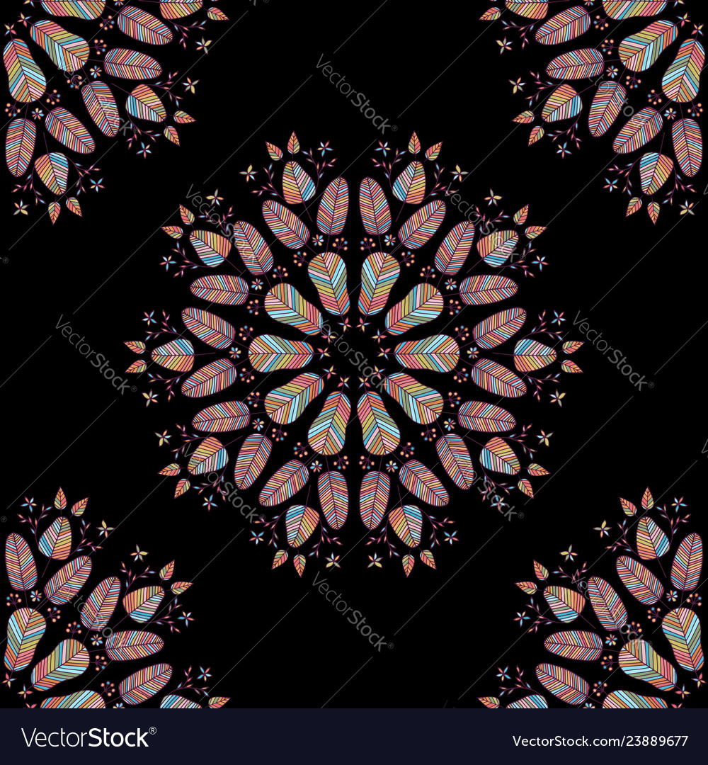 Seamless colorful hand draw pattern