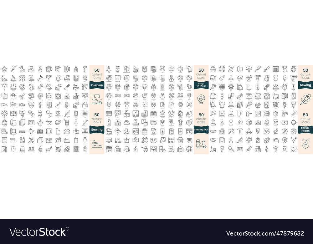 300 thin line icons bundle in this set include