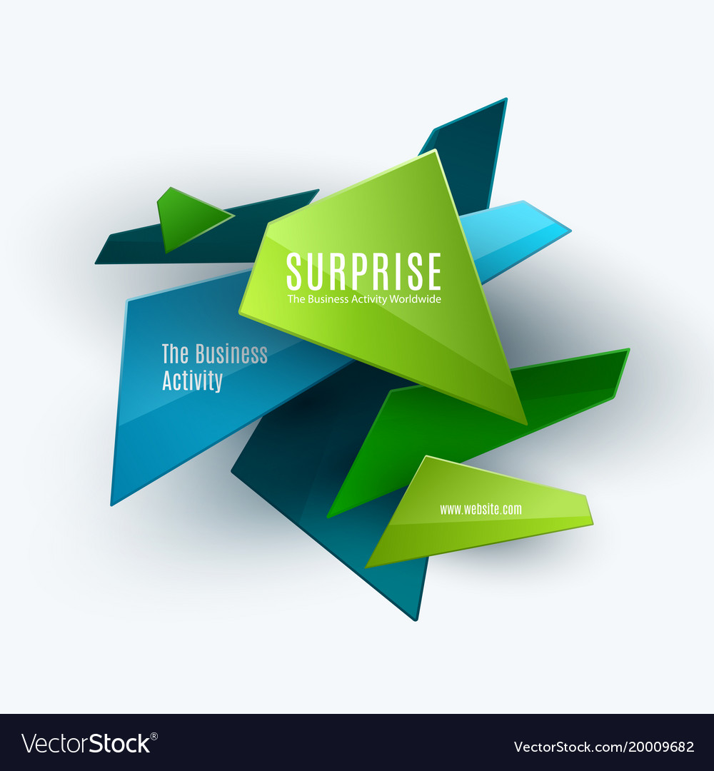 Abstract design elements for graphic