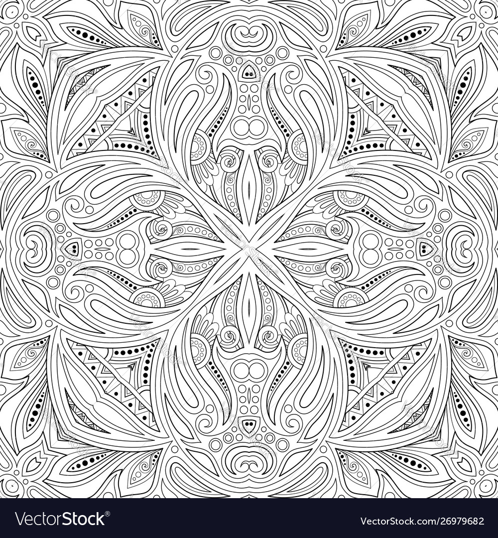 Intricate Paisley Mosaic Pattern