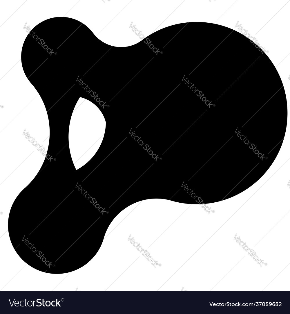 Nonfigural abstract design elements blobs Vector Image Nonfigural abstract design elements blobs