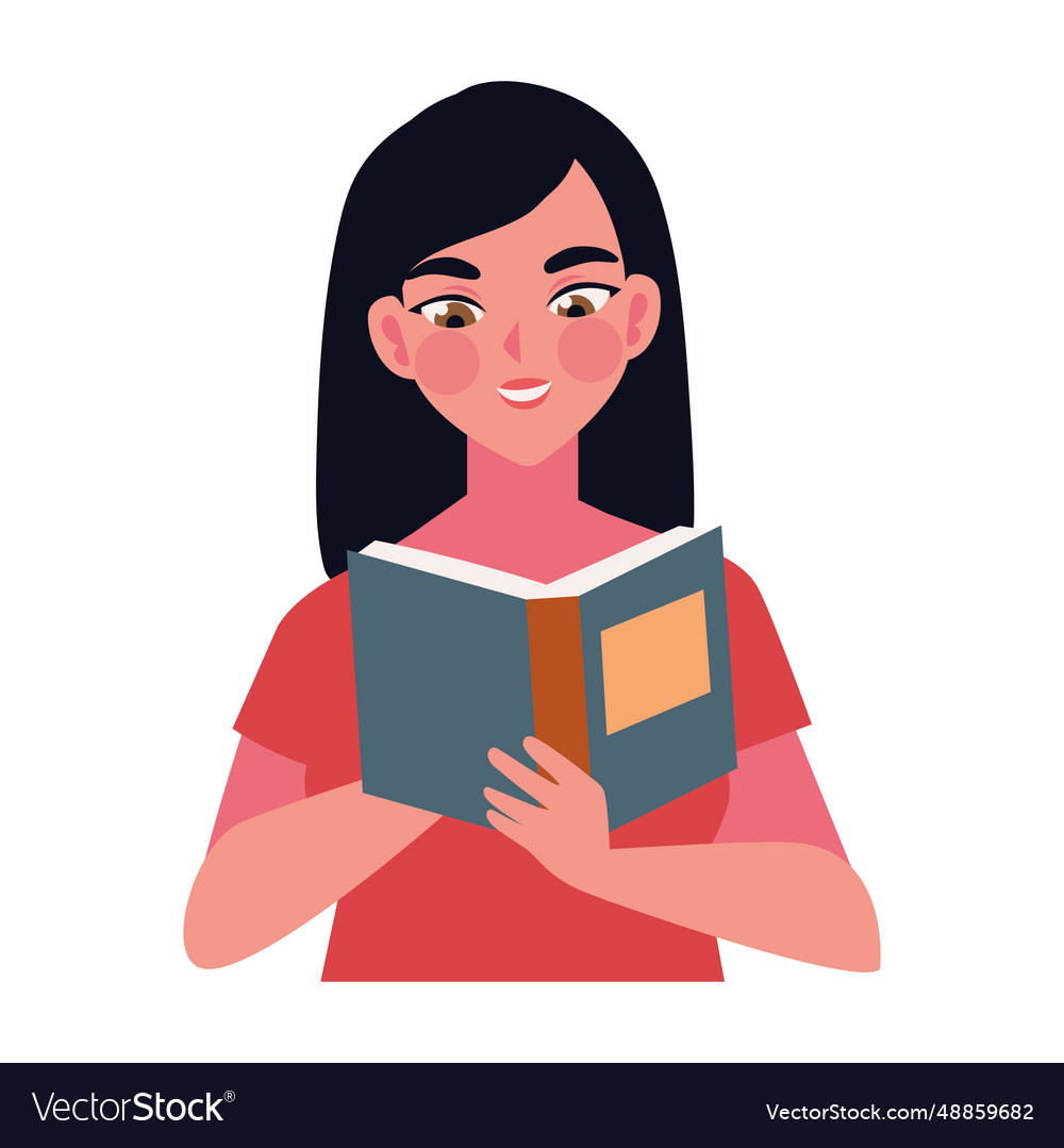 Woman reading lesson