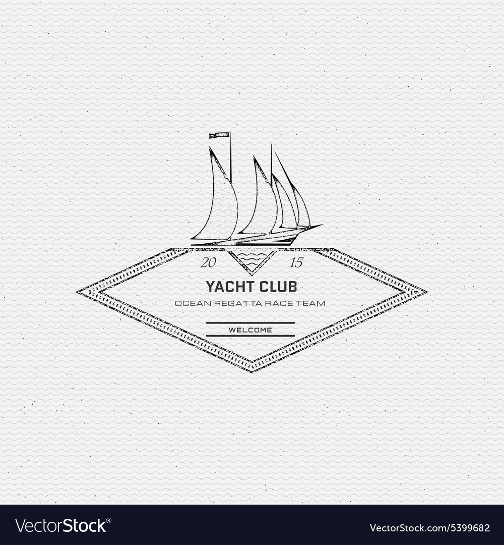 Yacht club badges logos and labels for any use