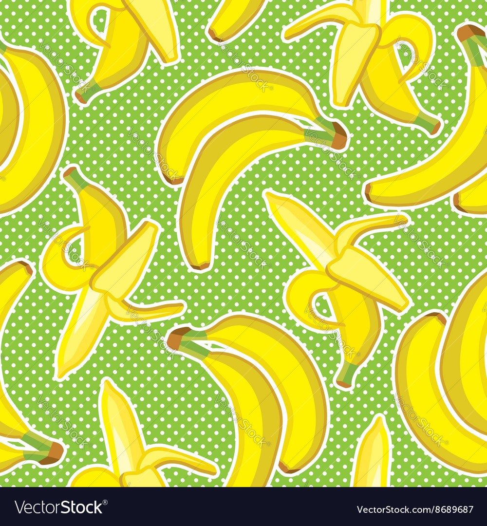 Banana Pattern Background