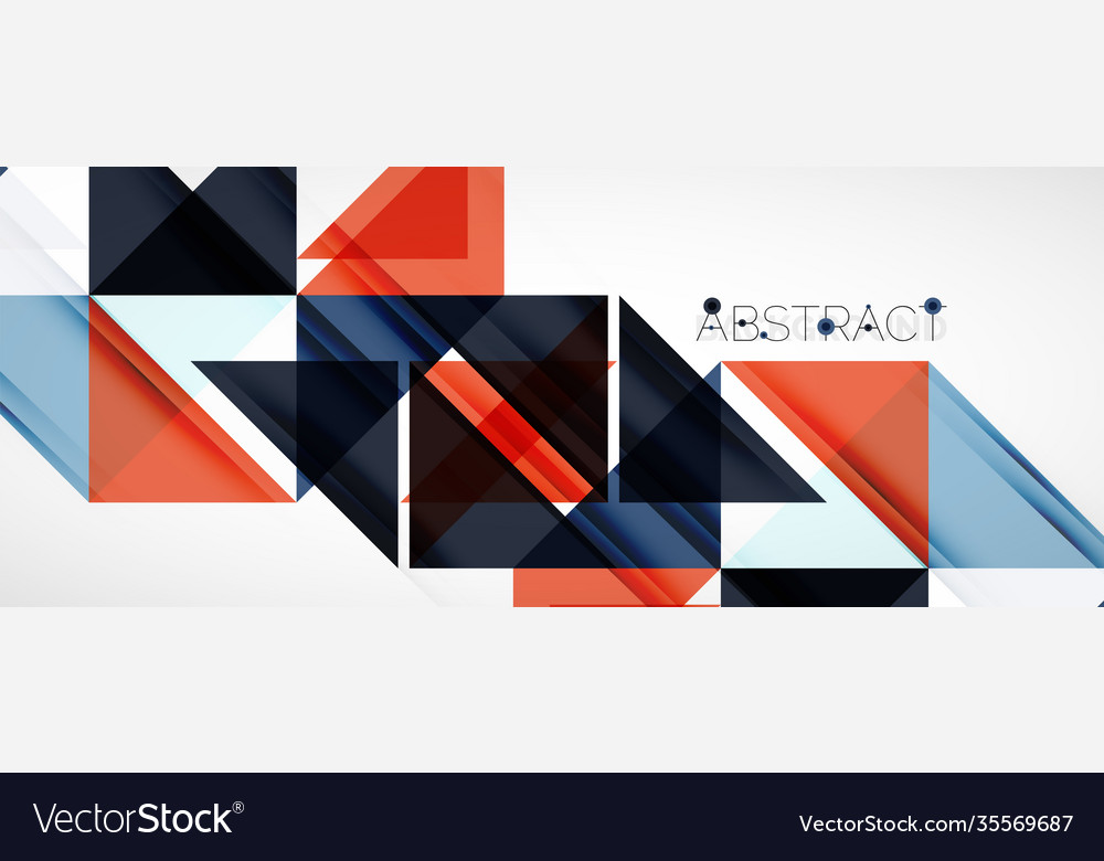 Geometric abstract background techno color