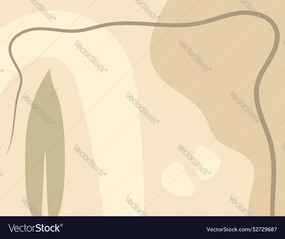 Horizontal background with abstract shapes vector image Horizontal background with abstract shapes