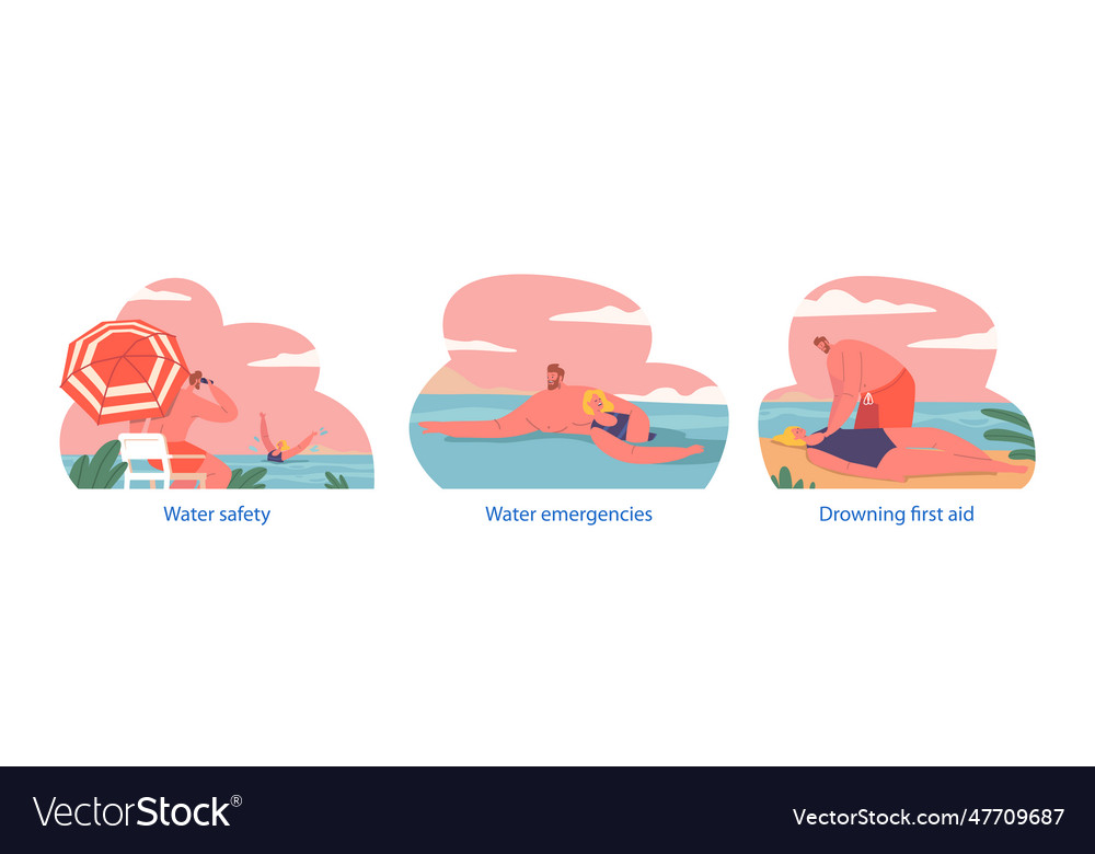 Isolated elements with lifeguard characters