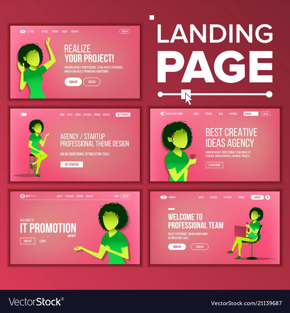 Landing set seite business agentur web