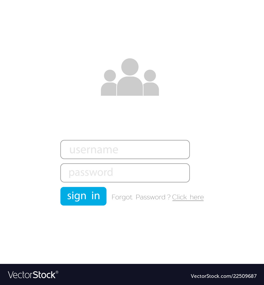 Minimalist Login Form UI