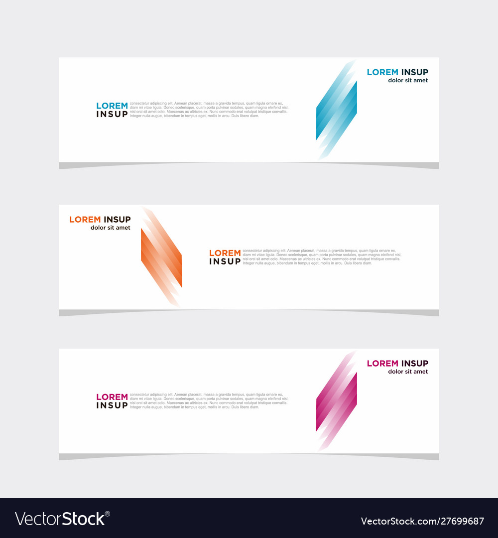 Modern banner web background abstract design