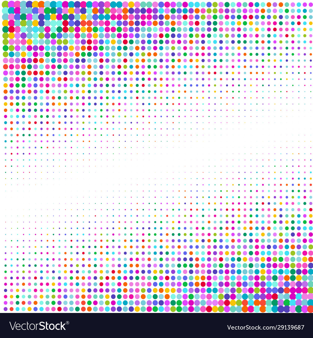 Mehrfarbige Polka Punkte