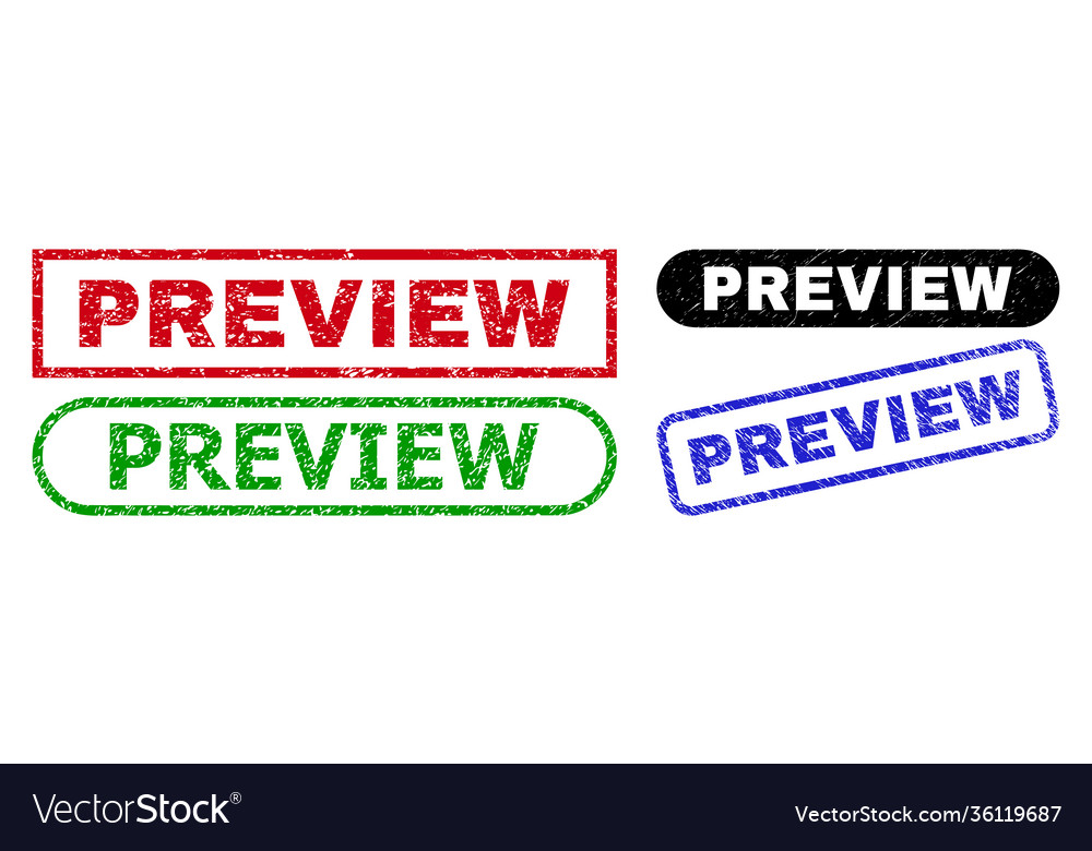 Preview rectangle watermarks using scratched