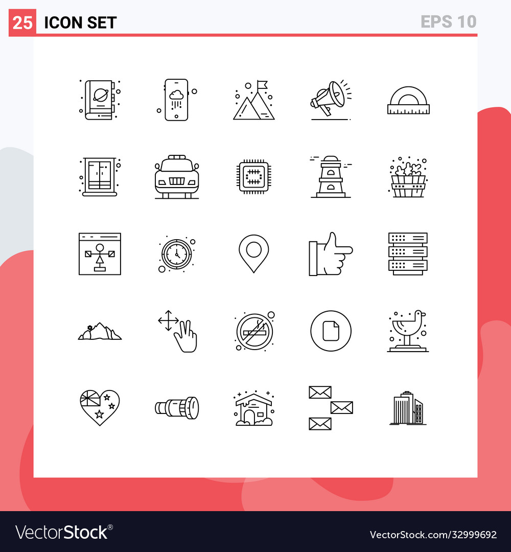 25 universal lines set for web and mobile