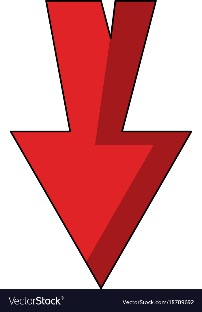 Arrow down game item