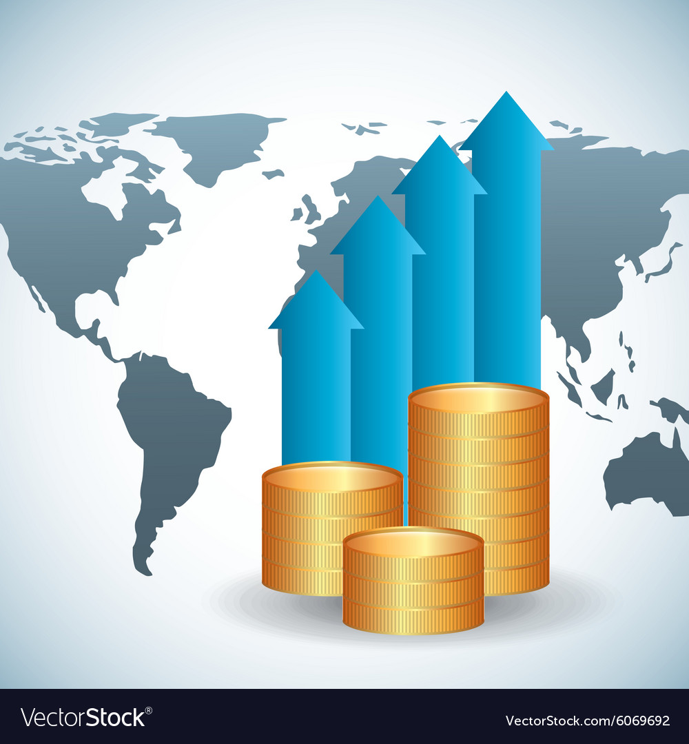 Global economy Royalty Free Vector Image - VectorStock