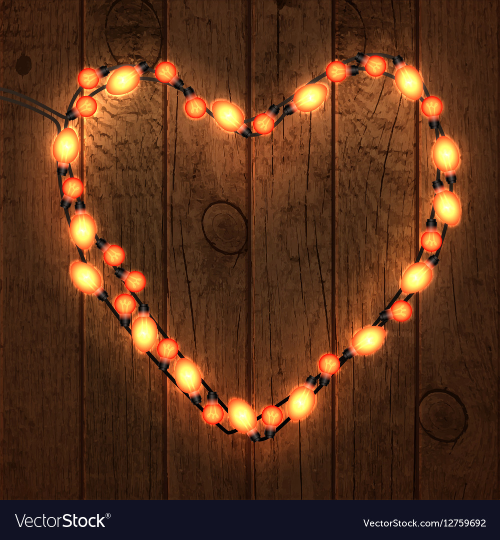 Happy valentine s day wood background with bright
