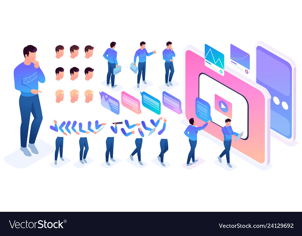 Isometric Character Creator Poses