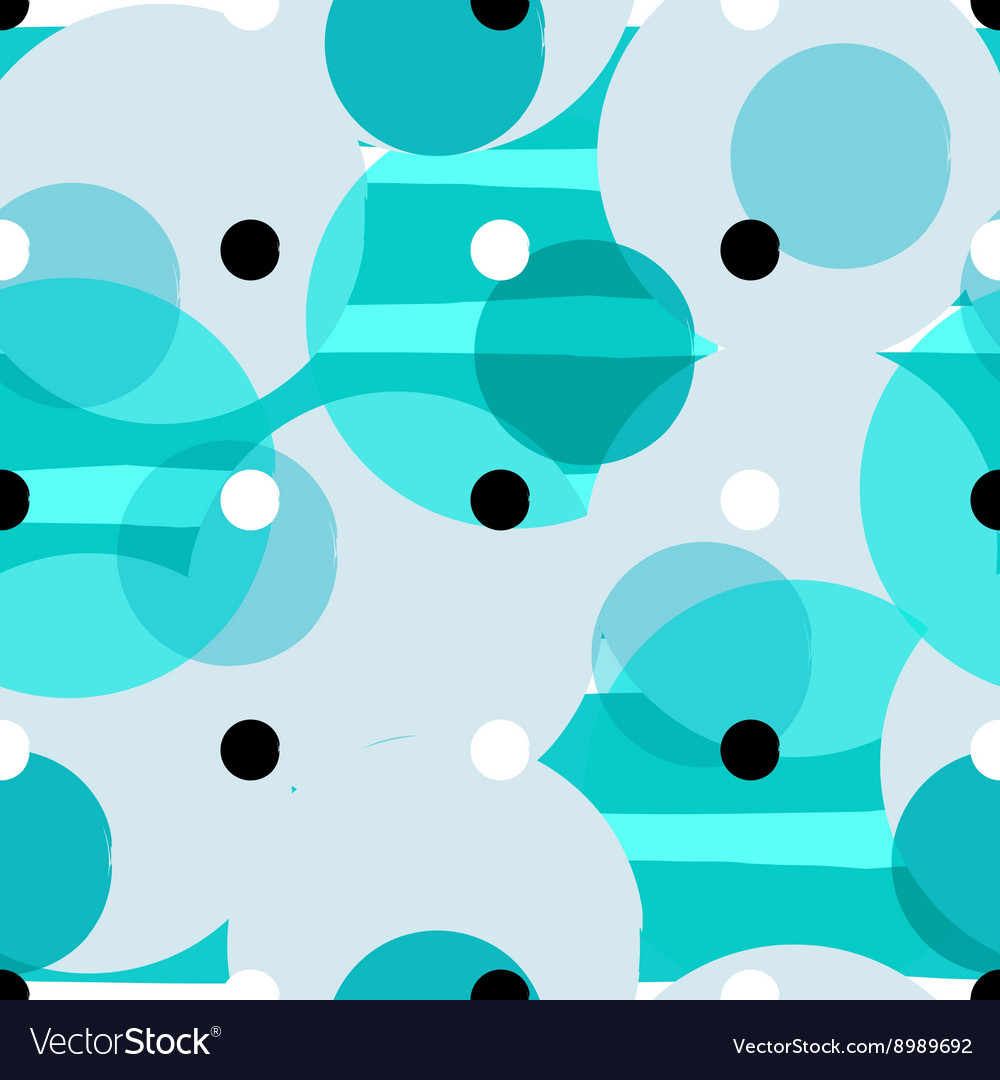 Seamless universal pattern polka dots circles