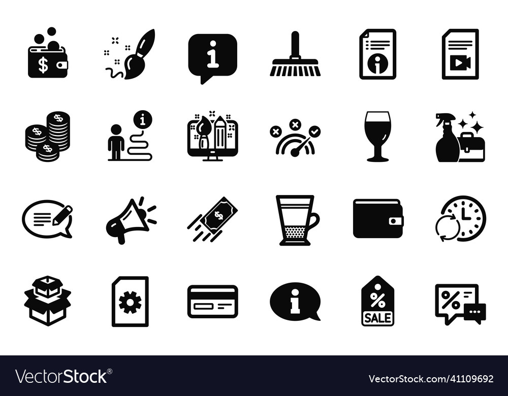 Set of simple icons related to update time Vector Image Set of simple icons related to update time