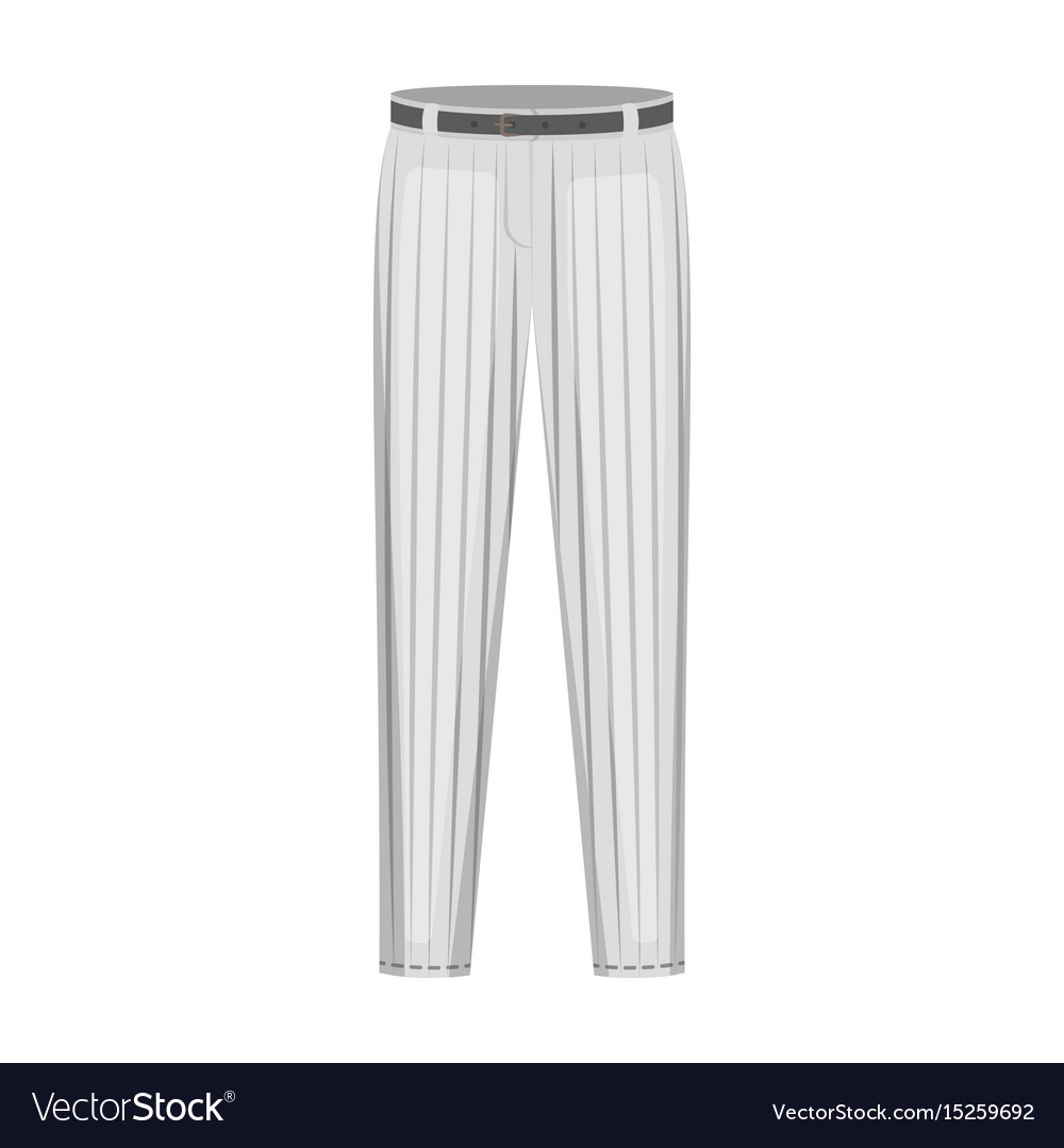 Uniform pants baseball single icon