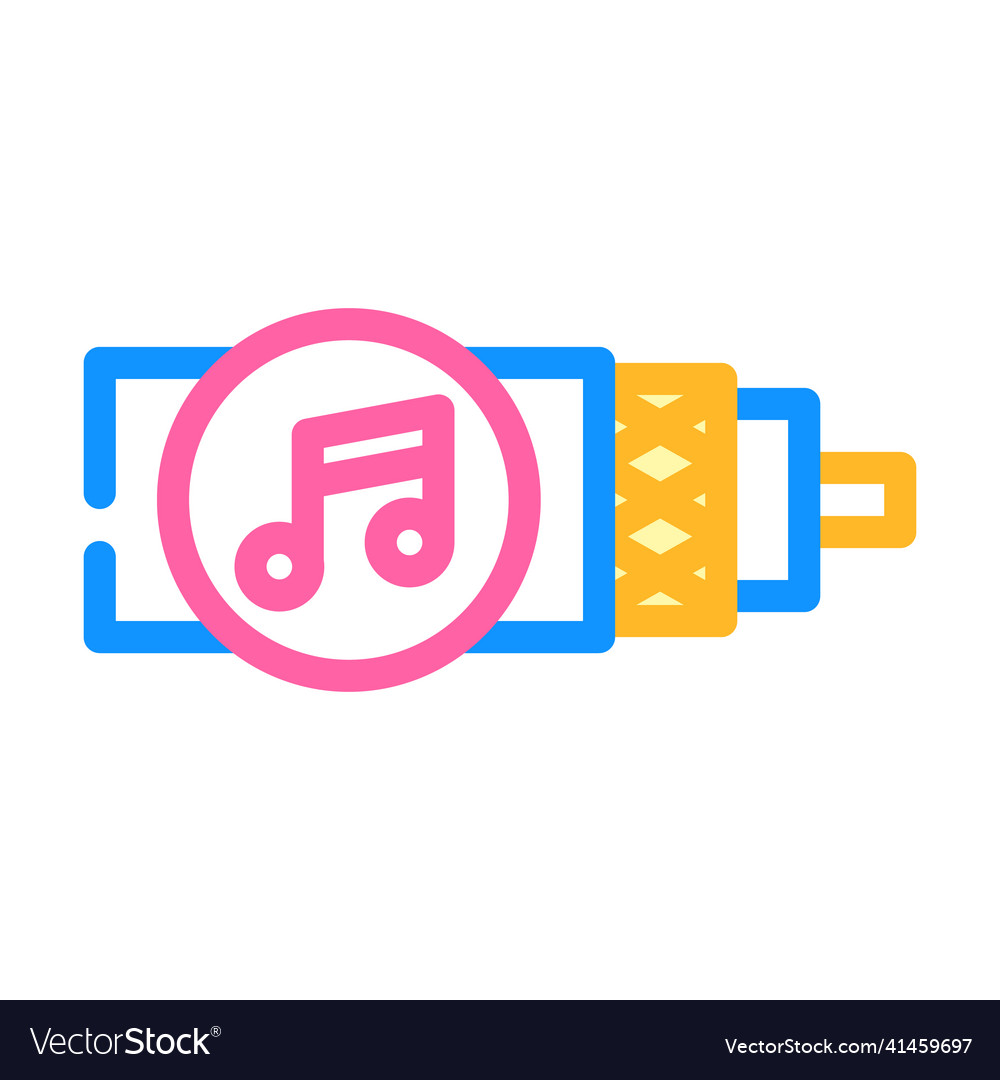 Audio cable color icon