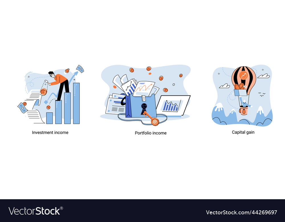 Capital gain portfolio income investment