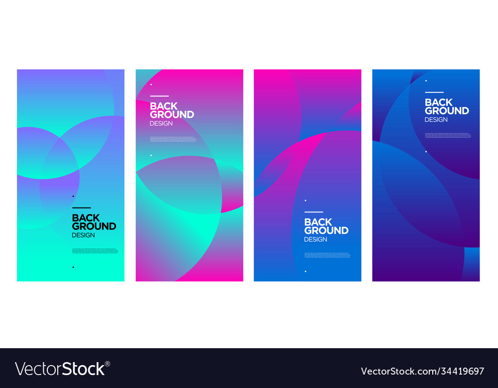 Colorful abstract fluid gradient pattern vector image Colorful abstract fluid gradient pattern