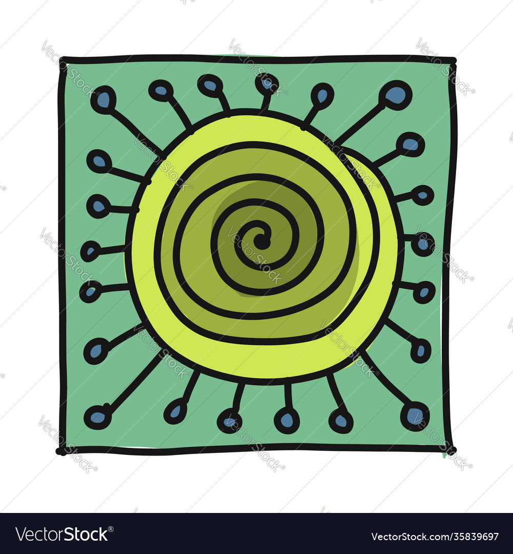 Decorated tiles square shape floral ornament vector image Decorated tiles square shape floral ornament
