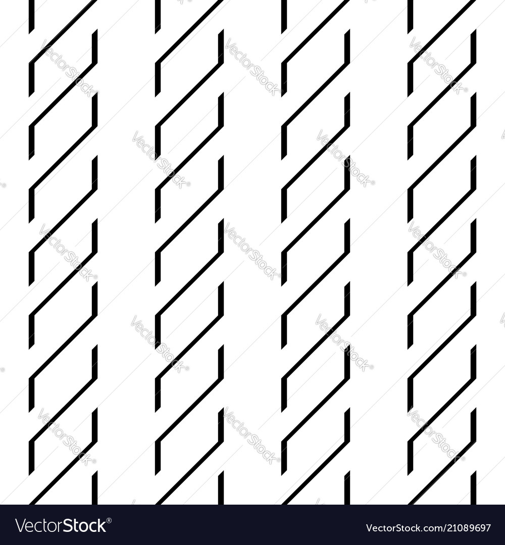 Design seamless monochrome zigzag pattern